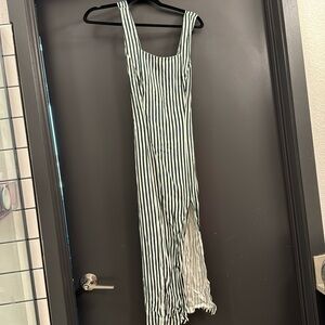 Vintage pinup classic style stripped dress